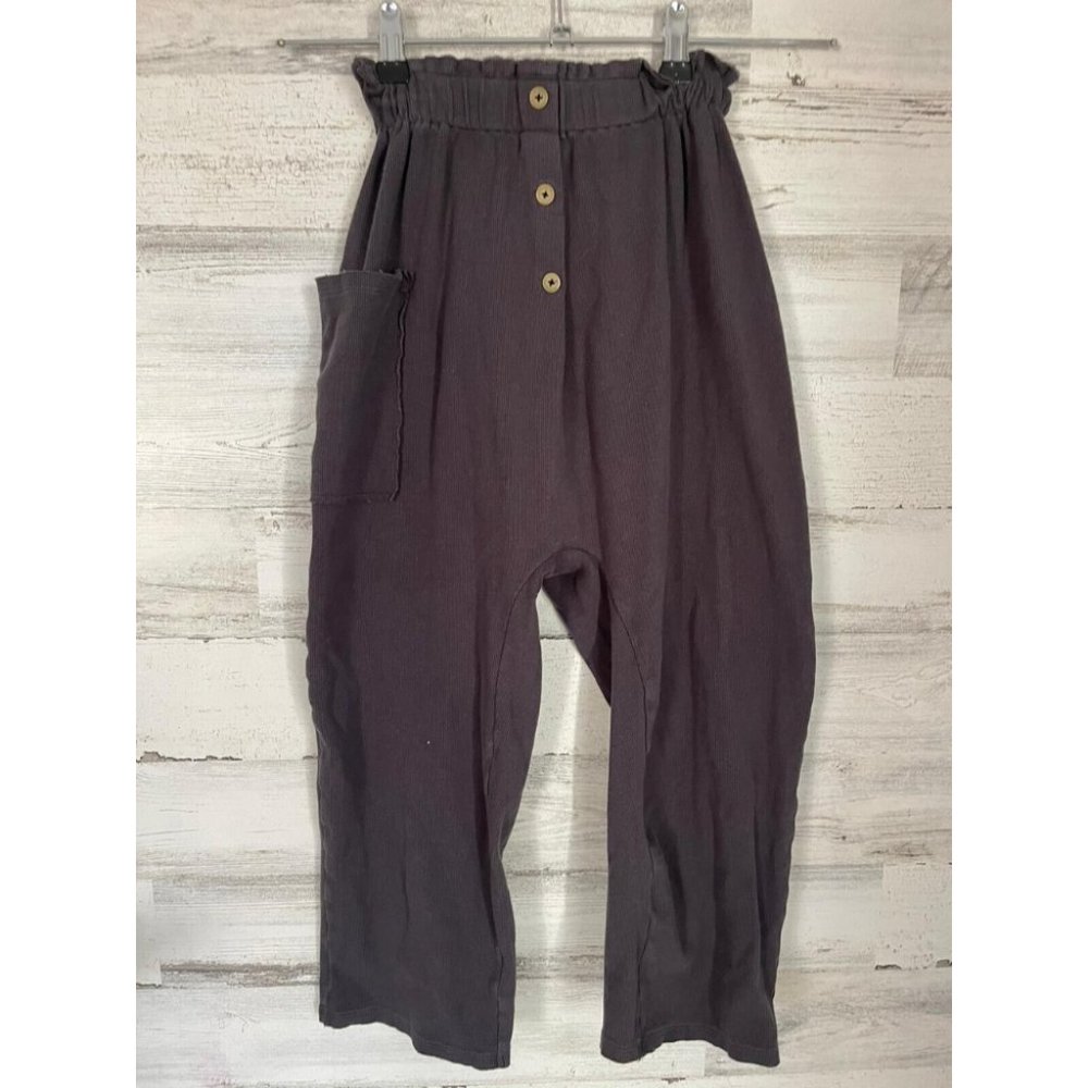 Little Creative Factory Pants Boys Black Button Fly Pockets Casual Wear